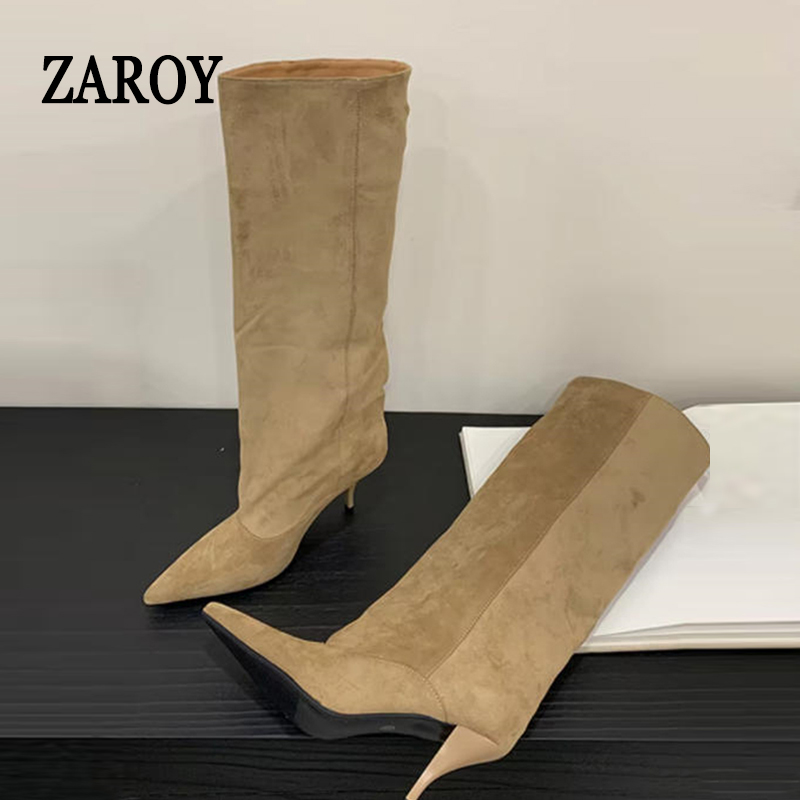 Knee High Boots Women - ZAROY Sepatu Bot Wanita Setinggi Lutut