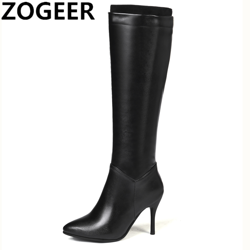 Knee High Boots Women - Sepatu bot tinggi selutut musim gugur
