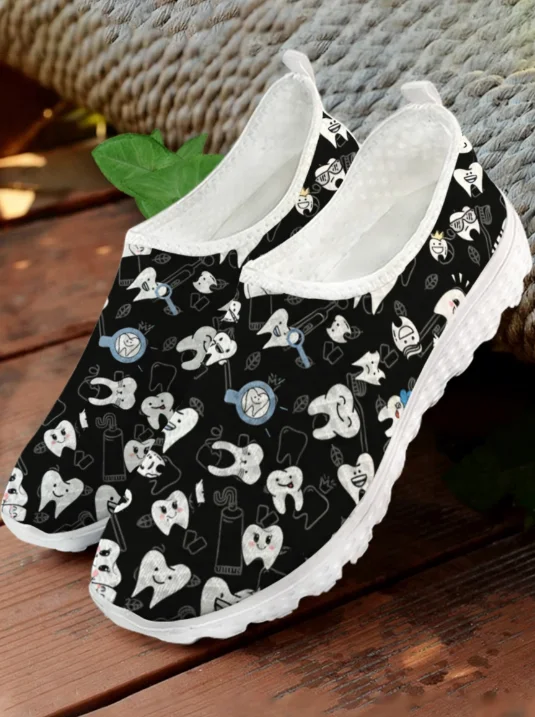Sepatu Sneakers Jaring Motif G - Women Shoes Tennis ulasan dan harga