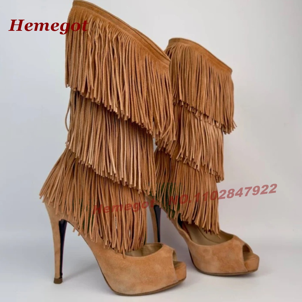 Sandal Boots Hak Tinggi Model  - Knee High Boots Women ulasan dan harga