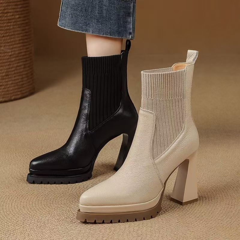 Sepatu Bot Kaus Kaki Elastis M - Sock Boot Women ulasan dan harga