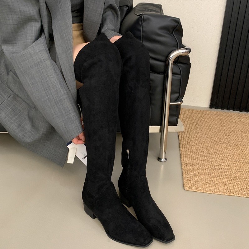 Sepatu bot panjang wanita mode - Sock Boot Women ulasan dan harga