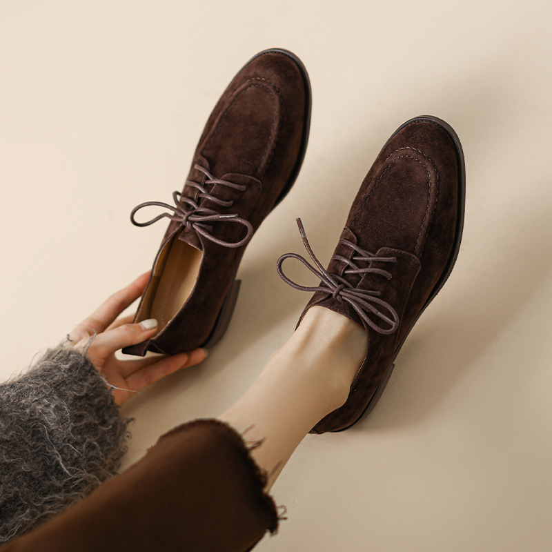 Sepatu Oxford Wanita Retro Mus - Oxford Lace Up Women ulasan dan harga