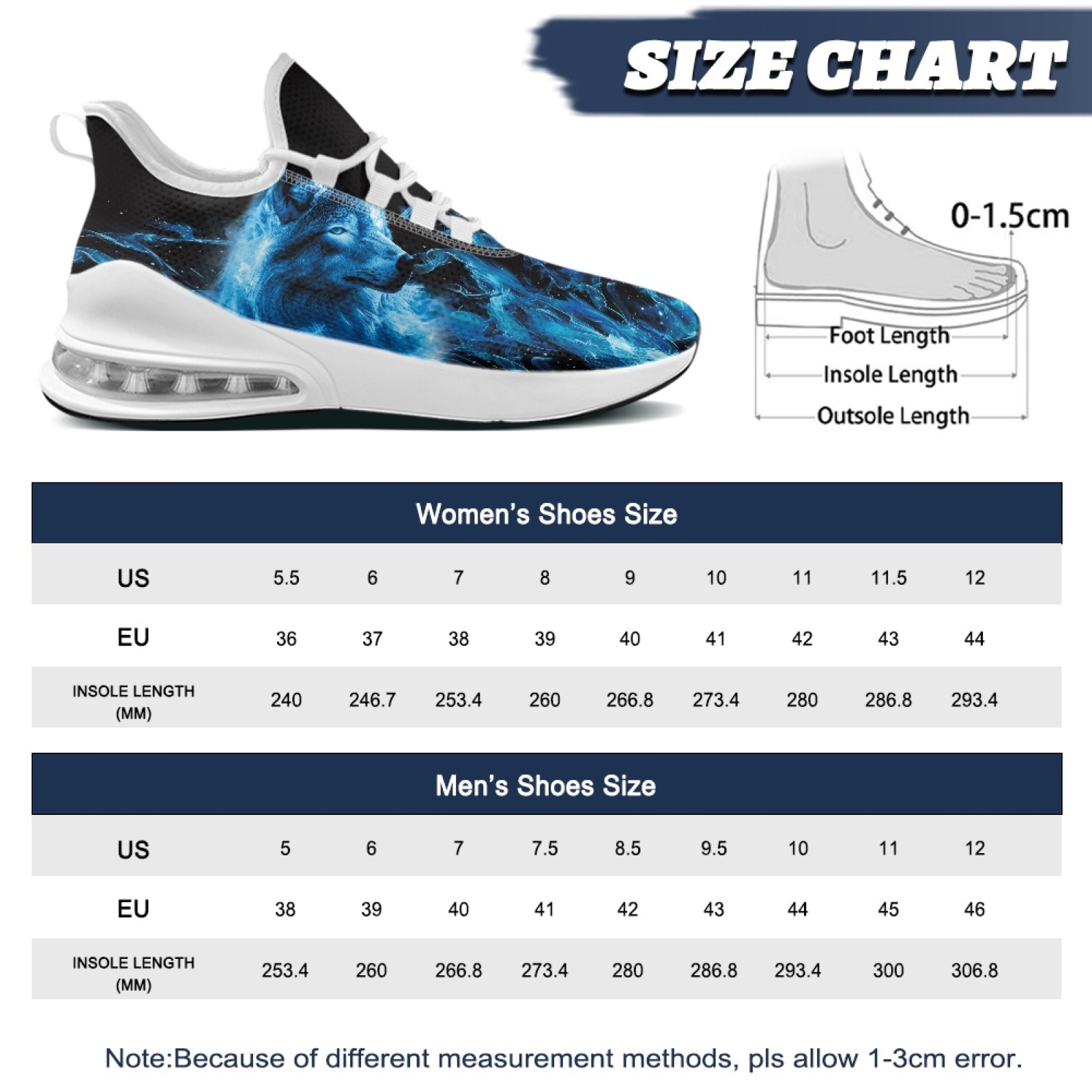 PENSTROLL Blue Flame Wolf Sepa - Women Shoes Tennis ulasan dan harga