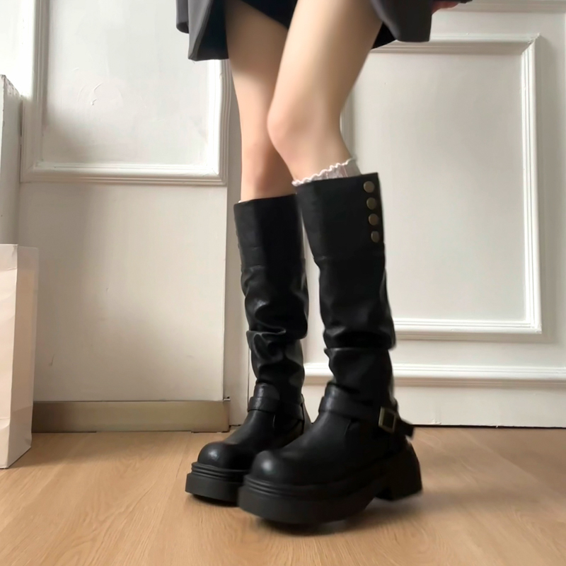 Sepatu bot setinggi lutut wani - Knee High Boots Women ulasan dan harga