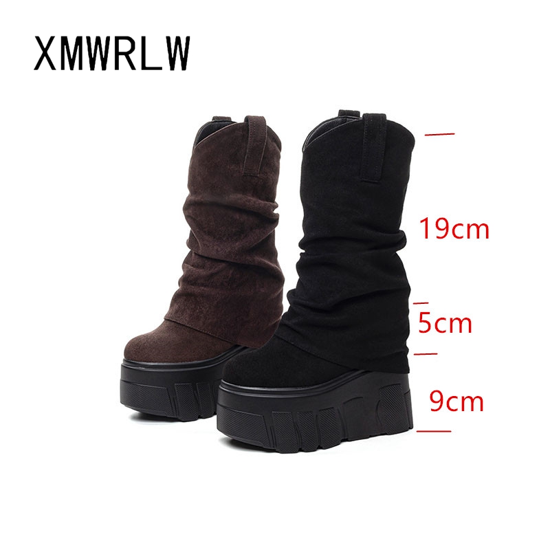 Sepatu Bot Wanita XMWRLW Musim - Knee High Boots Women ulasan dan harga