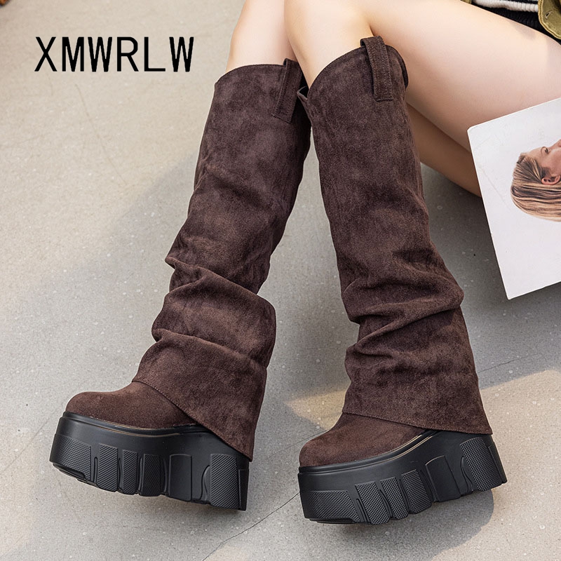 Sepatu Bot Wanita XMWRLW Musim - Knee High Boots Women ulasan dan harga
