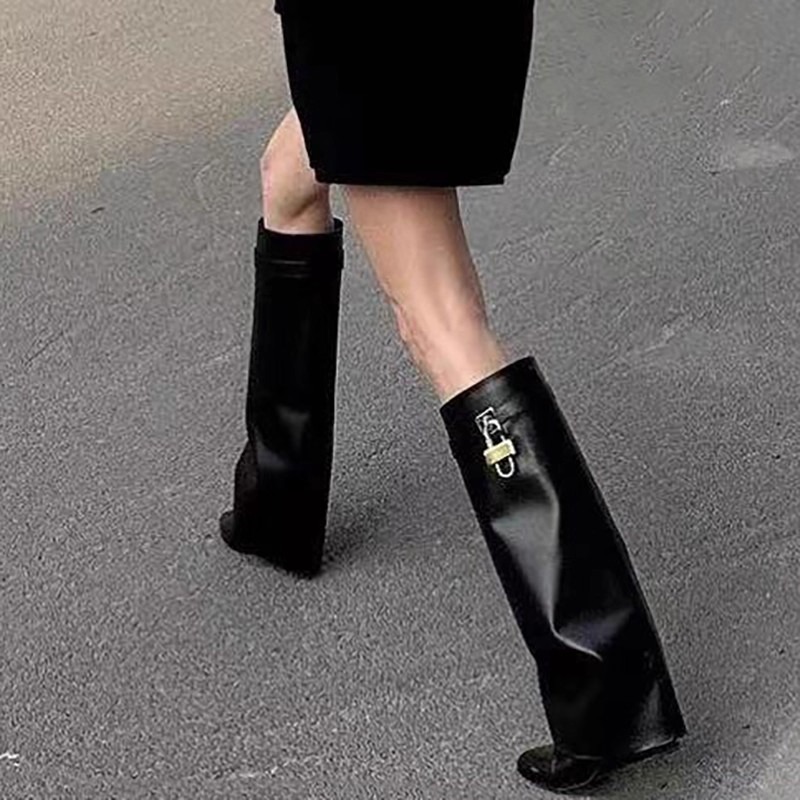 Sepatu Bot Selutut Wanita Mode - Knee High Boots Women ulasan dan harga