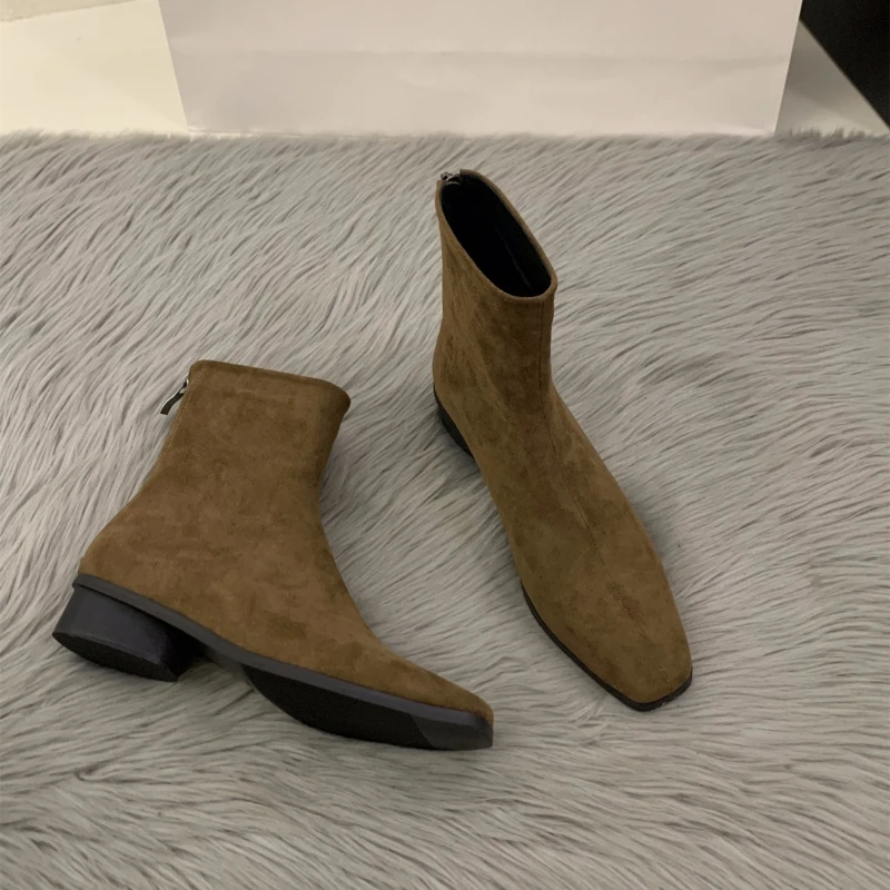 Sepatu Boot Nude Ritsleting Be - Sock Boot Women ulasan dan harga