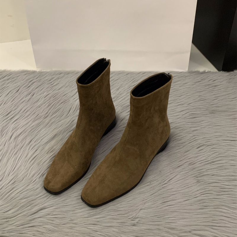 Sepatu Boot Nude Ritsleting Be - Sock Boot Women ulasan dan harga