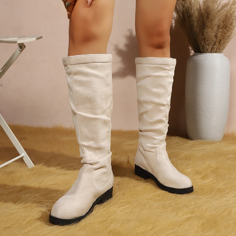 Sepatu Bot Wanita Setinggi Lut - Knee High Boots Women ulasan dan harga